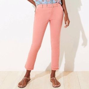 NWT LOFT Girlfriend Chino